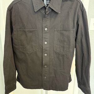 Kenneth Cole New York Charcoal Shirt Jacket